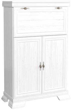 Komoda Gala Meble Kora KK5, balta, 39 cm x 88 cm x 136 cm