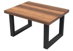 Kavos staliukas Kalune Design MN02, rudas, 80 cm x 60 cm x 43 cm