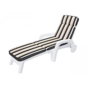 Lauko baldų pagalvė Hobbygarden Iris IRIGBP7, grafito/smėlio, 178 x 47 cm