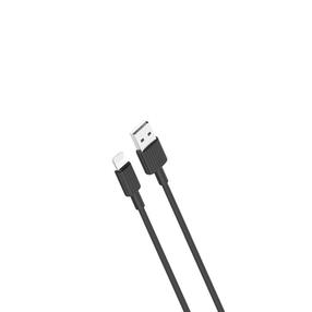 Įkrovimo laidas XO NB156, 1 x USB/1 x Lightning, 100 cm, juoda