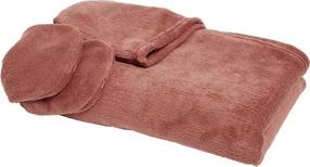 Pledas, su rankovėmis ir gobtuvu TODAY Essential, ruda, 115 cm x 165 cm