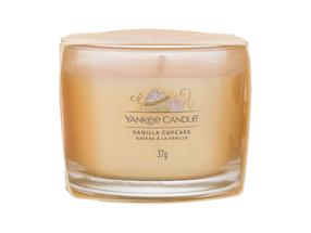 Žvakė, aromatinė Yankee Candle Vanilla Cupcake, 7 - 10 h, 37 g, Balta