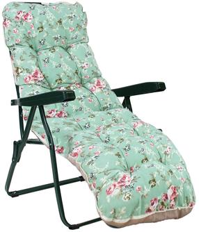 Sulankstoma kėdė Home4you Baden-Baden, žalias/rožinis, 86 cm x 57 cm x 100 cm