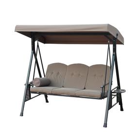 Lauko sūpynės Domoletti HC-2001, rudos, 183 cm x 121 cm x 202 cm