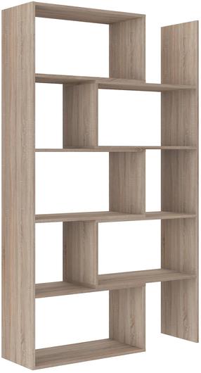 Knygų lentyna ADRK Karmelo, sonoma ąžuolo, 125 cm x 33 cm x 187.7 cm