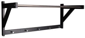 Sieninė kabykla House Nordic Padova 4291090, 34 cm, juoda