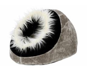 Namelis katei Flamingo Sleeping Place KF12460, juoda/pilka, 40 cm x 28 cm