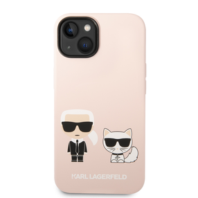 Telefono dėklas Karl Lagerfeld Magsafe, Apple iPhone 14, rožinė