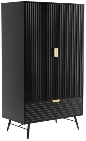 Spinta Home4you Pixar 45086, juoda, 100 cm x 56 cm x 175 cm