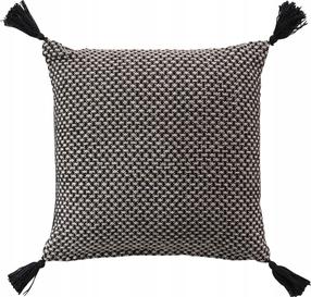 Dekoratyvinė pagalvėlė Douceur d`Interieur Jennie, juoda/smėlio, 40 cm x 40 cm