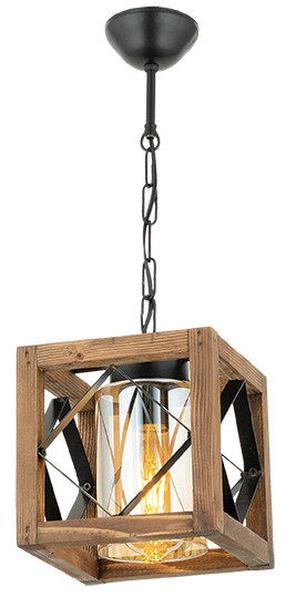 Šviestuvas kabinamas Opviq Zikzak Camlı Sarkıt, E27, 1 x 60 W