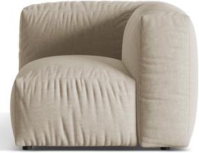 Modulinė sofa Micadoni Martina Boston, šviesiai smėlinė, 100 x 100 cm x 75 cm