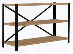 Pastatoma lentyna Kalune Design Derby Sapphire, ąžuolo, 103 cm x 29.5 cm x 60 cm