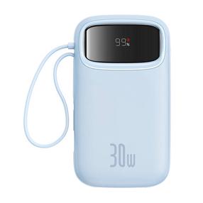 Nešiojamas įkroviklis (Power bank) Baseus QPow 2, 20000 mAh, 30 W, žydra