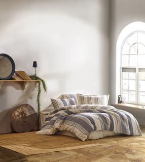 Patalynės užvalkalų komplektas Mijolnir Lagos 157SHS6437, geltonas/pilkas, 200 x 220 cm