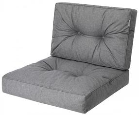 Lauko baldų pagalvių rinkinys Hobbygarden Kaja R2 KAJGRF4, grafito, 39 x 59 cm