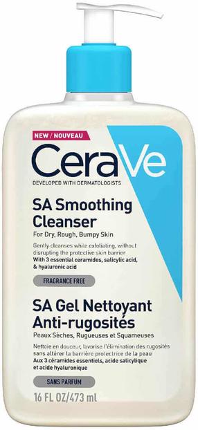 Veido prausiklis Cerave SA Smoothing, 473 ml
