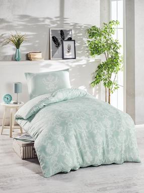 Patalynės užvalkalų komplektas Mijolnir Single Duvet Pure 162ELR9373, šviesiai žalia, 140 x 200 cm