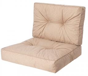 Lauko baldų pagalvių rinkinys Hobbygarden Kaja R1 KAJBEZ1, šviesiai ruda, 39 x 50 cm