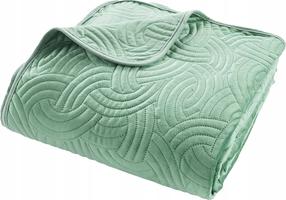 Lovatiesė, su pagalvių užvalkalais Douceur d`Interieur, žalia, 220 cm x 240 cm