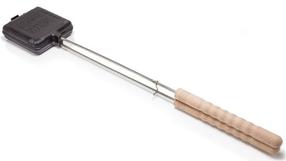 Sumuštinių keptuvė Petromax Sandwich, plienas/medis/ketus, juoda