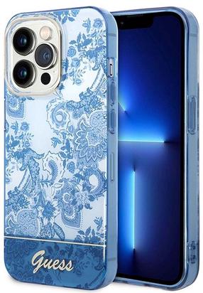 Telefono dėklas Guess GUHCP14LHGPLHB, Apple iPhone 14 Pro, mėlyna