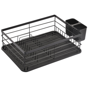 Indų džiovykla Kuchinox, 43 cm x 32 cm x 14 cm, plienas/polipropilenas (pp), juoda