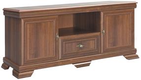 Televizoriaus spintelė Gala Meble Kora KRT2, rudas, 46 cm x 158 cm x 59 cm