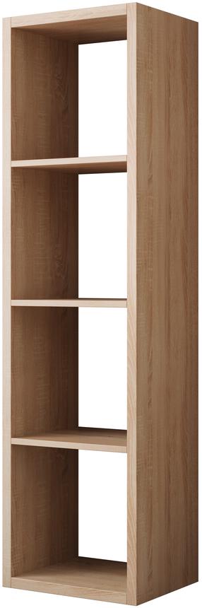 Knygų lentyna ADRK Cleo II, sonoma ąžuolo, 33 cm x 40.5 cm x 150 cm