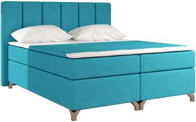 Lova pusantros vietos Basilio Orinoco 85, 140 x 200 cm, mėlyna, su čiužiniu