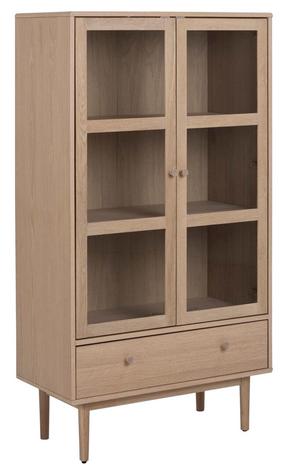 Vitrina Aston 21093, ąžuolo, 80 cm x 40 cm x 144.8 cm