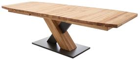 Valgomojo stalas išskleidžiamas MC Akcent Mendoza B, tamsaus ąžuolo, 140 - 220 cm x 90 cm x 78 cm