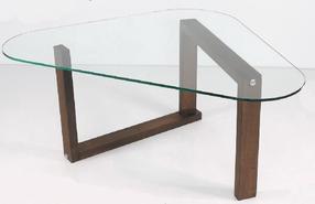 Kavos staliukas Kalune Design Cam S302, riešuto, 96 cm x 81 cm x 41 cm