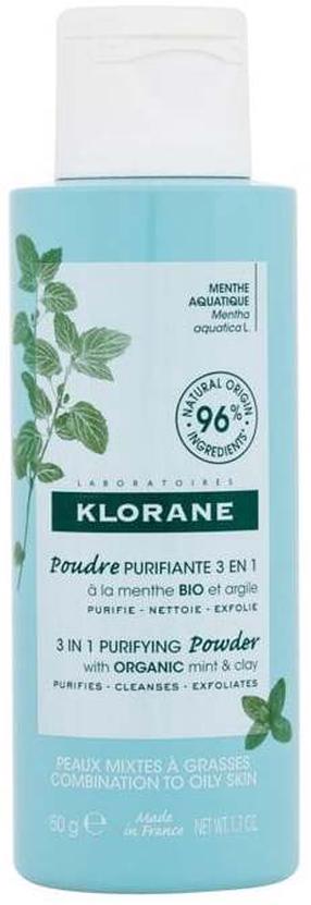 Veido pudra Klorane 3in1 Purifying Powder, 50 ml