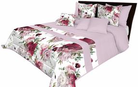 Lovatiesė NMR-004, alyvinė/balta/rožinė, 220 cm x 240 cm