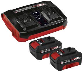 Akumuliatoriaus ir įkroviklio komplektas Einhell Twincharger Kit, 18 V, li-ion, 4000 mAh