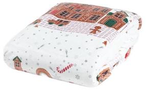 Kalėdinis pledas Homla Lapland 709265, baltas/raudonas, 150 cm x 200 cm