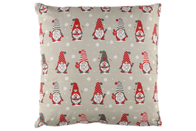 Kalėdinė dekoratyvinė pagalvėlė Winteria Elf, balta/raudona/smėlio, 45 cm x 45 cm