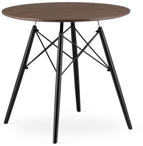 Kavos staliukas Leobert Todi, rudas, 80 cm x 80 cm x 75 cm