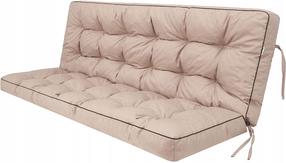 Lauko baldų pagalvių rinkinys Hobbygarden Pola P12BEZ1, šviesiai ruda, 120 x 105 cm