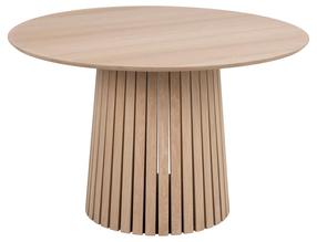 Stalas Christo Round, ąžuolo/smėlio, 120 cm x 120 cm x 75 cm