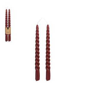 Žvakė, kūginė Twist, 8.5 h, 2 vnt., Raudona