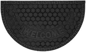 Durų kilimėlis Casablanka THK-082782, sidabro/juodas, 75 cm x 45 cm