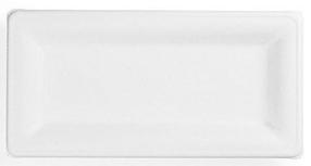 Vienkartinės lėkštės Mixpack Rectangle, 25.4 cm, 50 vnt.