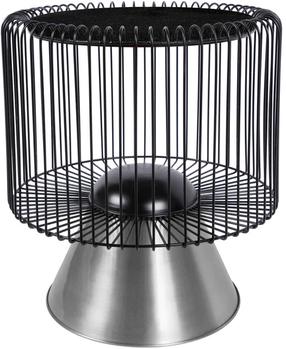 Kavos staliukas Kayoom Malibu 125, sidabro/juodas, 51 cm x 51 cm x 56.5 cm