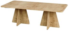 Kavos staliukas Kalune Design Mushroom 2, ąžuolo, 120 cm x 60 cm x 40 cm