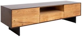 Televizoriaus spintelė Home4you Valencia, rudas, 160 cm x 45 cm x 45 cm