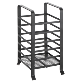 Laikiklis Kuchinox, 9.5 cm x 9.5 cm x 17.5 cm, plienas, juoda