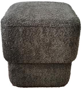 Pufas Home4you Laura 87678, pilkas, 40 cm x 40 cm x 40 cm