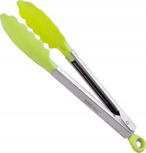 Virtuvinės žnyplės KingHoff KH-3671, 23 cm, sidabro/žalia